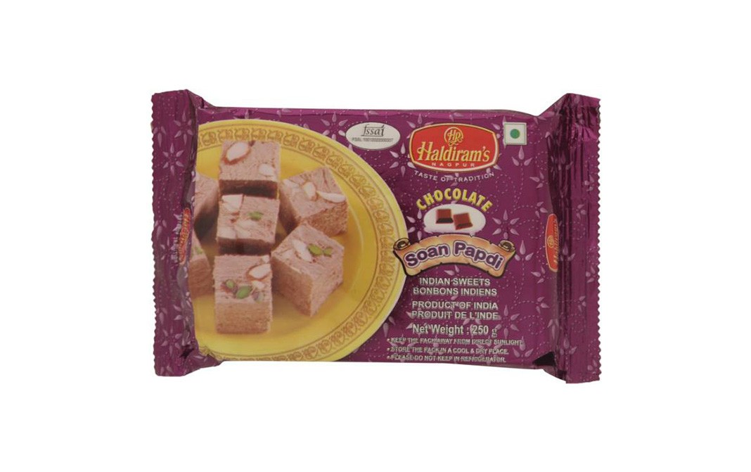 Haldiram's Nagpur Chocolate Soan Papdi   Pack  250 grams